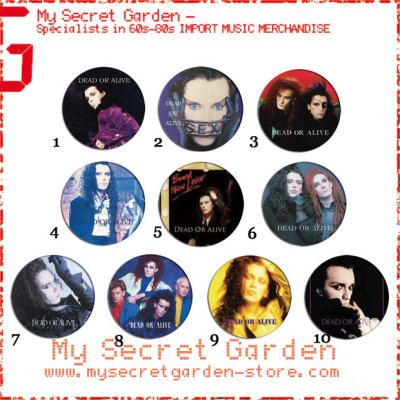 Dead Or Alive - Pete Burns Pinback Button Badge Set 2a or 2b ( or Hair Ties / 4.4 cm Badge / Magnet / Keychain Set )